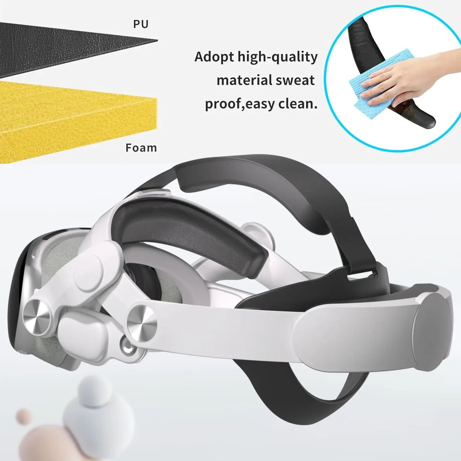

For Vision Pro Headwear Adjustment Balance Gravity Decompression Pressure Soft And Skin Friendly Ergonomic Design Practical