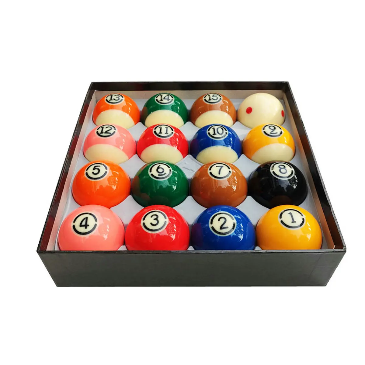 

Professional Black Kingkong Tournament Billiards 2-1/4" Pool TV Ball Set