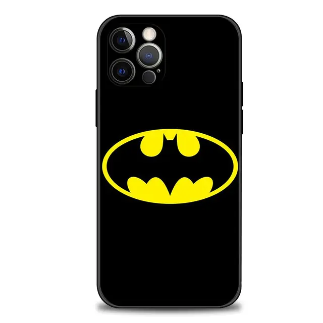 Phone Case for iPhone 13 12 11 Pro Max XR X XS 8 7 6 6S Plus 13mini 5 5S SE 12mini Cover Silicon Coque Batman Cartoon B09