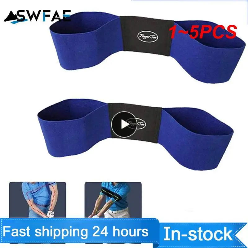 

1~5PCS Hot Sale Professional Elastic Golf Swing Trainer Arm Band Belt Gesture Alignment Training Aid for Practicing Guide