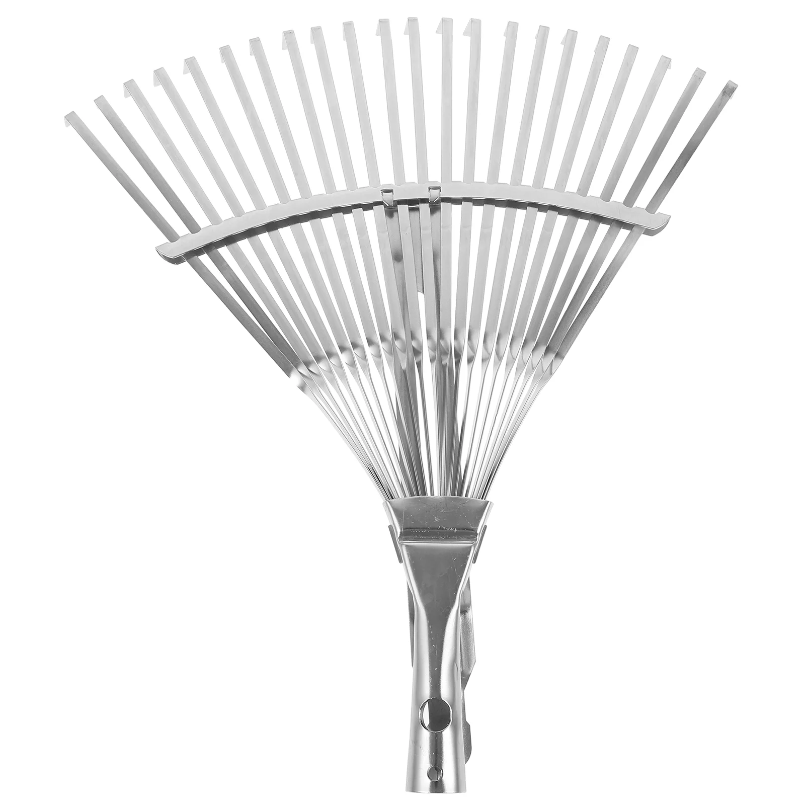 Stainless Steel Telescopic Handle Landscape Rake for Gardening