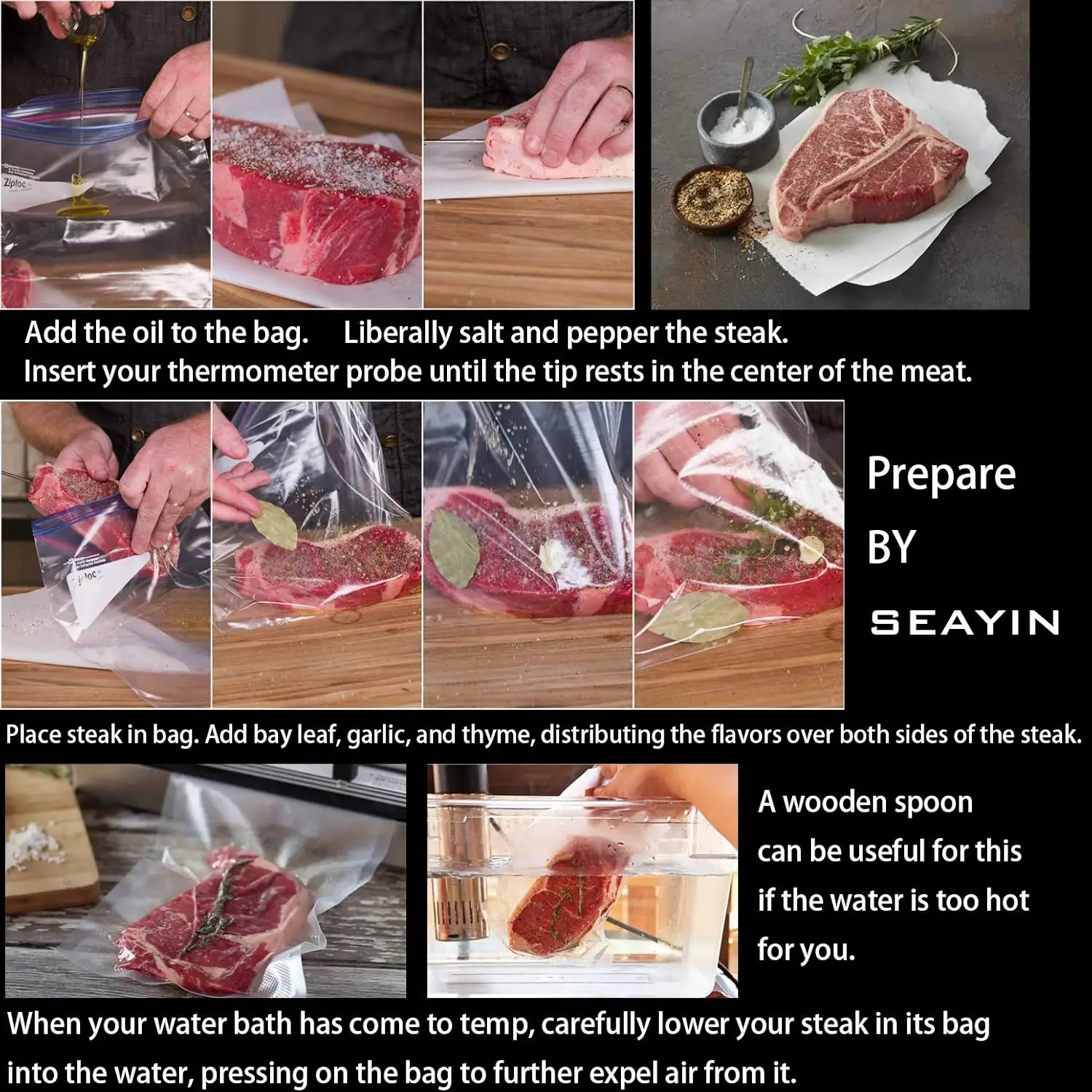11L Sous Vide Slow Stew Pot Cookware Container For Submerged Circulation Sous Vide Accessories For Low-Temperature
