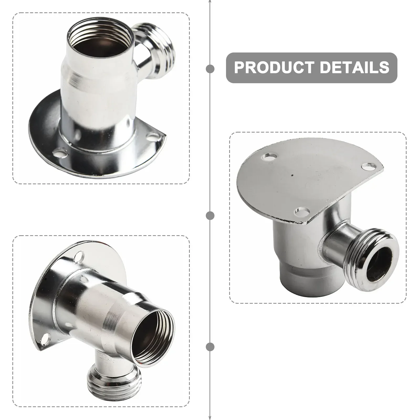 Exposed Faucet Mixer Valve Chromed Brass Exposed Shower Valve Faucet Fixed Seat For Bath Outdoor Shower System