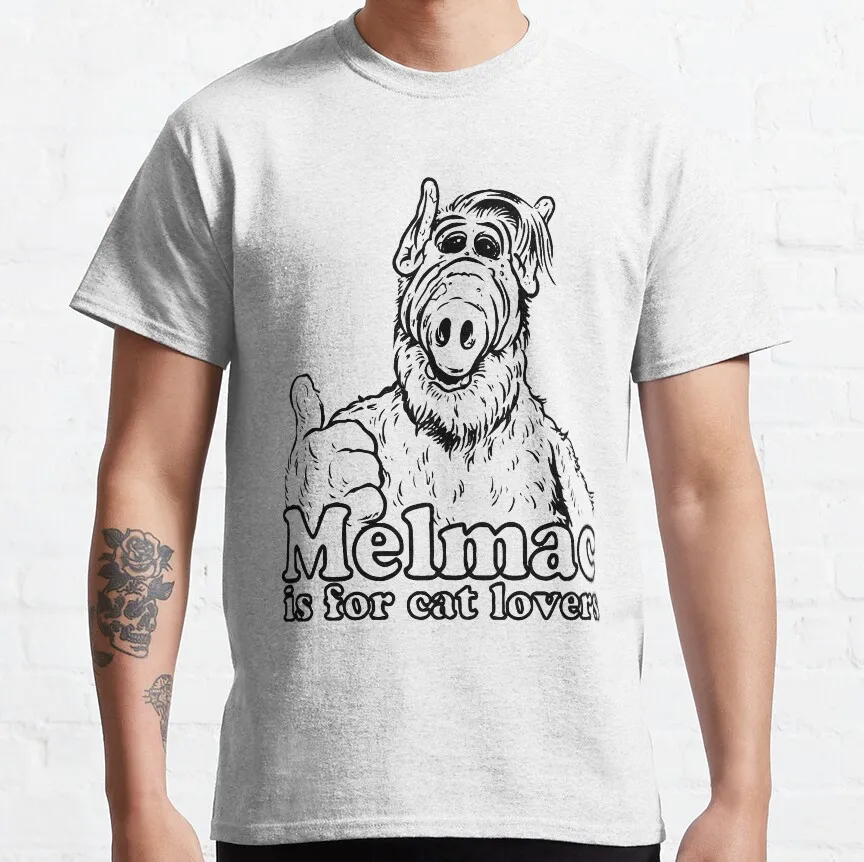 Alien Pet Allfy Melmac ist für Katzenliebhaber ALF 80er Jahre Cartoon-Grafik-T-Shirt Retro-Stil TV-Show Unisex-T-Shirt Erwachsene alle Größen S-6XL