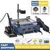 863 Soldering Station 3 in 1 Bga Rework Station PCB Preheater Soldering Station Iron Heat Gun Welding Station Phone Repair Tools 1