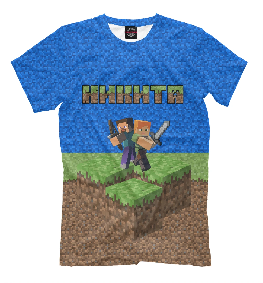 Футболка НИКИТА-MINECRAFT Никита |