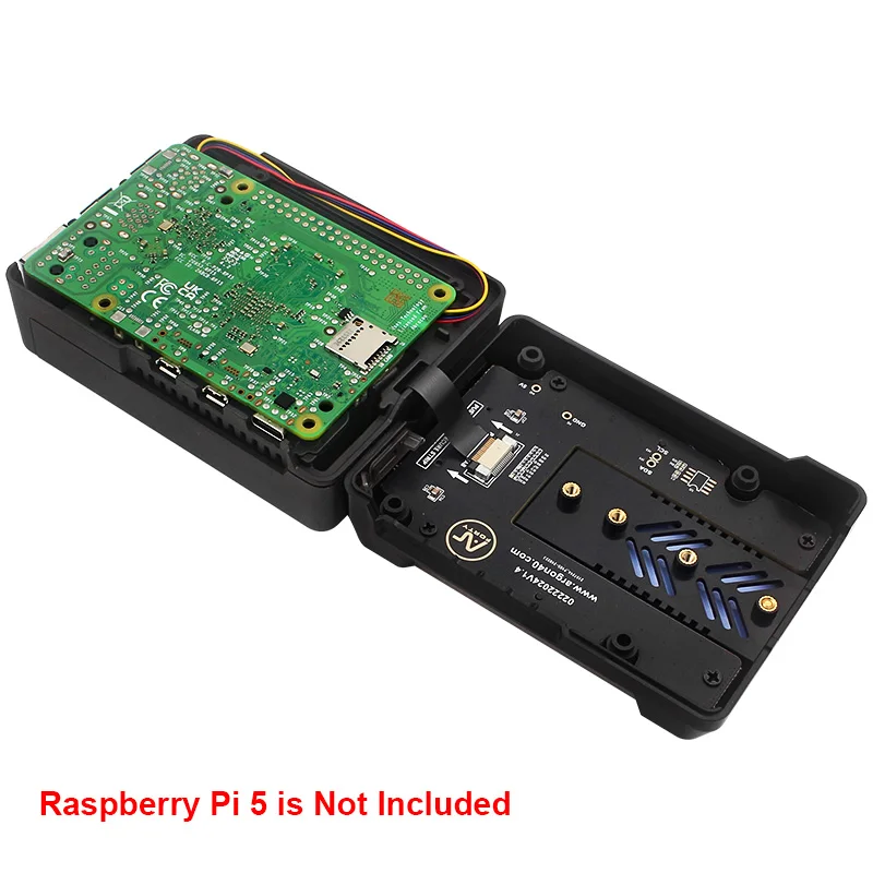 Argon NEO 5 M.2 NVME PCIE Case for Raspberry Pi 5 Built-in Heatsink with PWM Fan for Boot Raspberry Pi 5 from an NVME M.2 Drive image 3