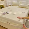 Bonenjoy Bed Sheets Single Size Mattress Protector Cartoon Style Bed Linen sabanas Skin-friendly Fitted Sheet (No Pillowcase) 2