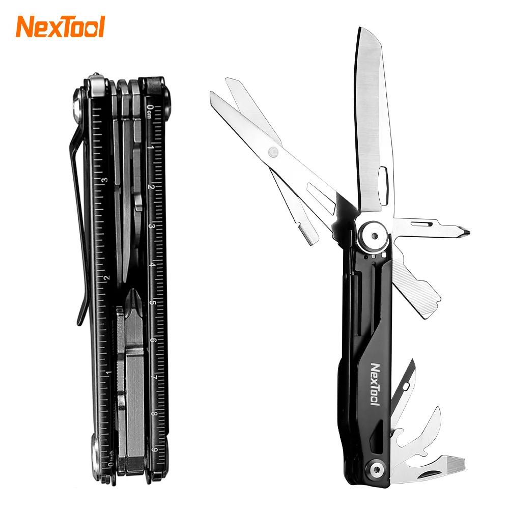 Nextool Mini Flagship Multitools 10 In 1 Edc Repair Tools Pocket Folding  Knife Outdoor Survival Kit Box Can Bottle Opener Pliers - AliExpress