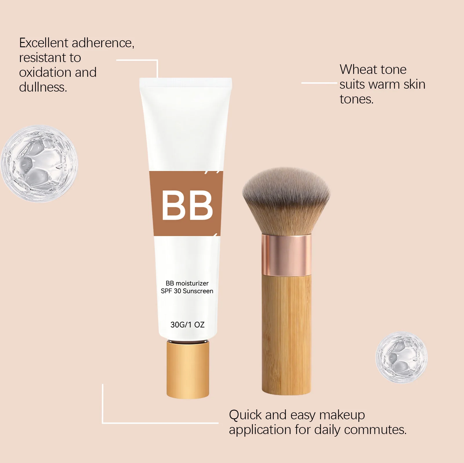 Tinted Bb Cream Spf 30 Full Coverage Foundation For Invisible Pores_voghion.com