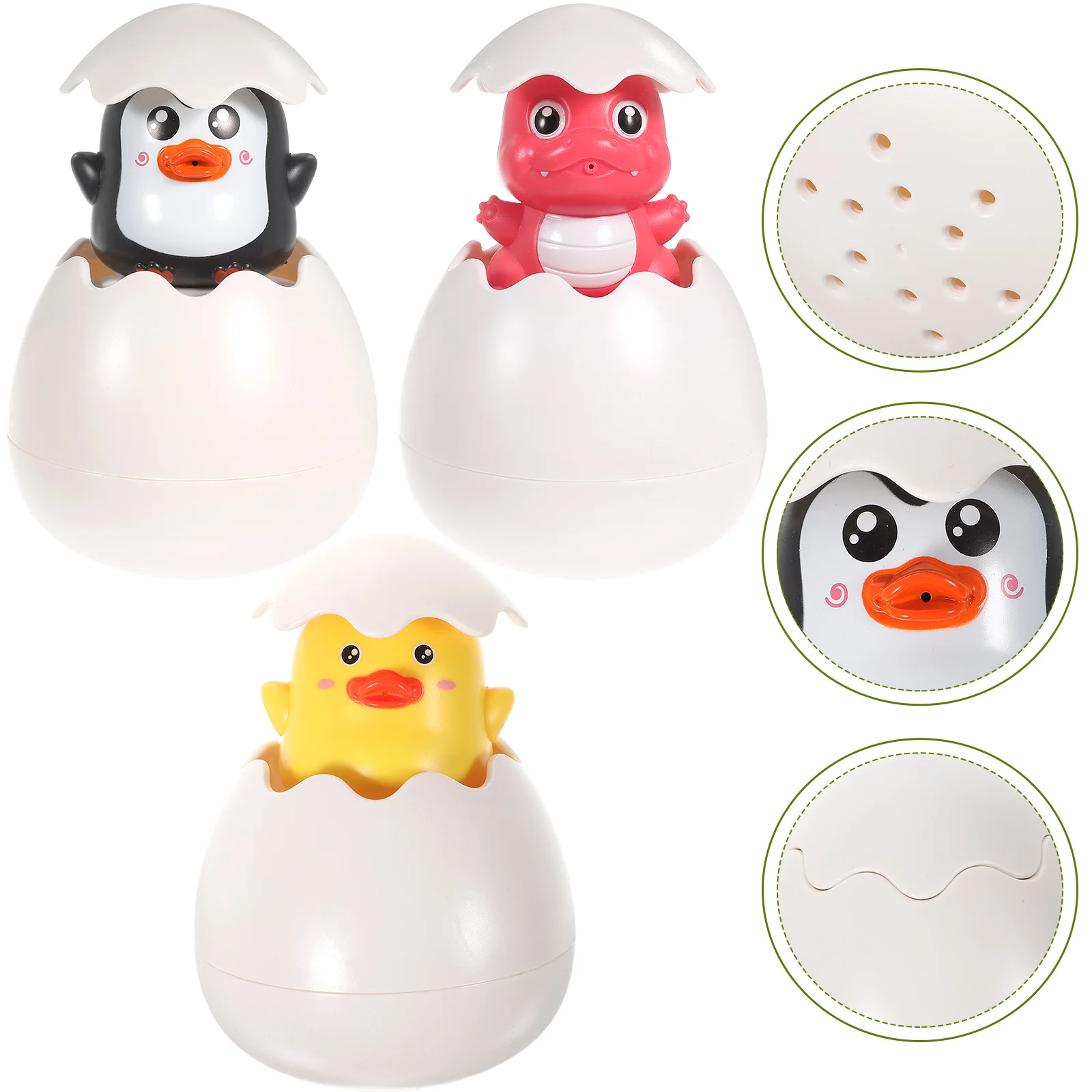 

3pcs Water Spray Bath Toys Kids Shower Floating Bathtub Pool Bathroom Game for Toddler Infant ( )
