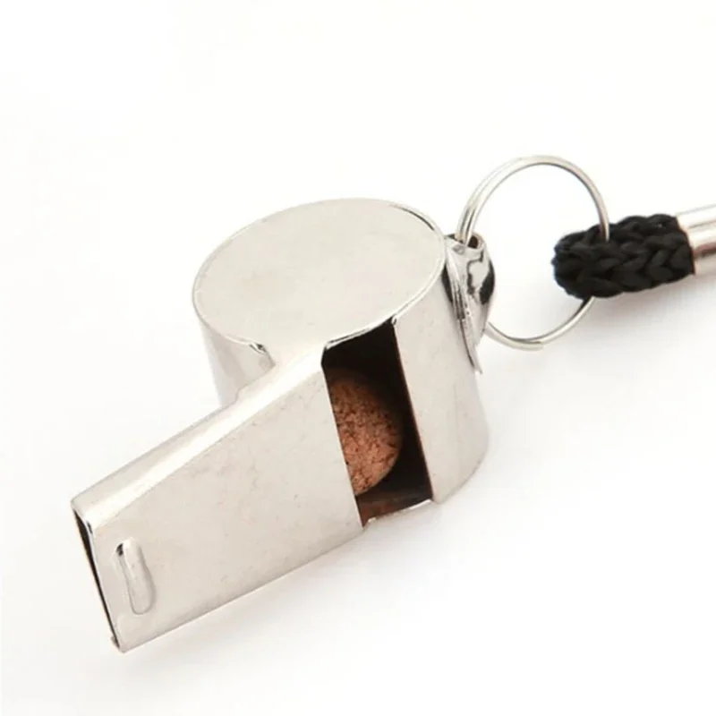 Stainless Steel Whistle First Aid Whistle Soccer Football Basketball Hockey Baseball Sports Referee Whistle Survival Outdoor 5