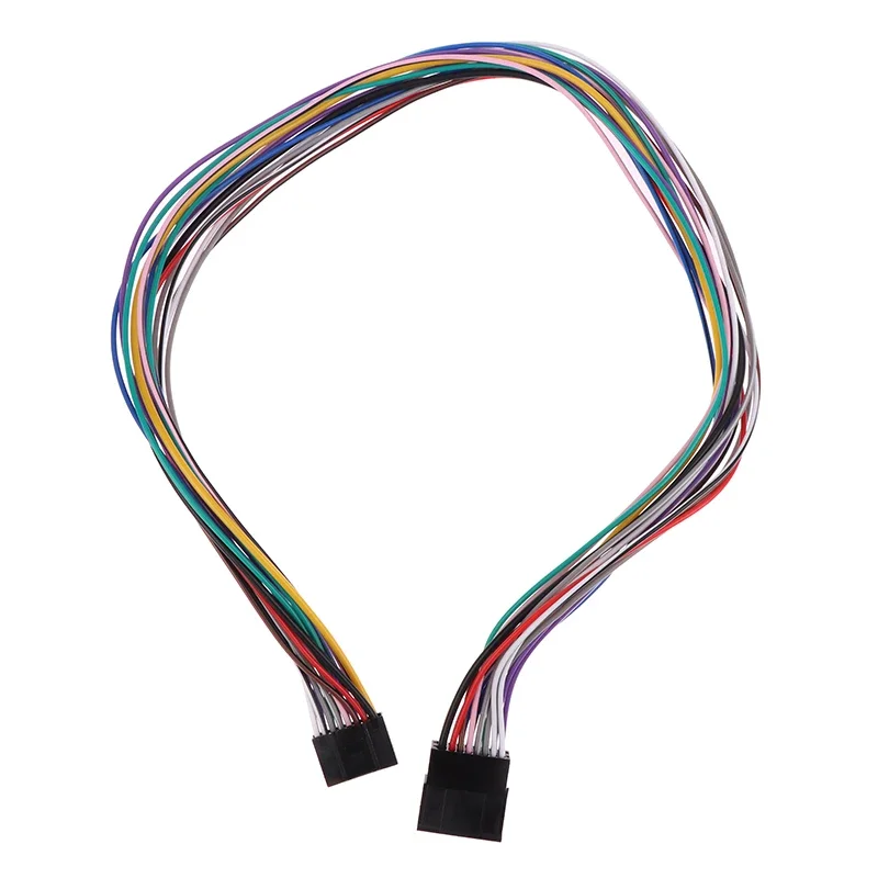 Car stereo radio wire harness kit 60CM 16 pin universal power speak ACC extension adapter cable for Android player