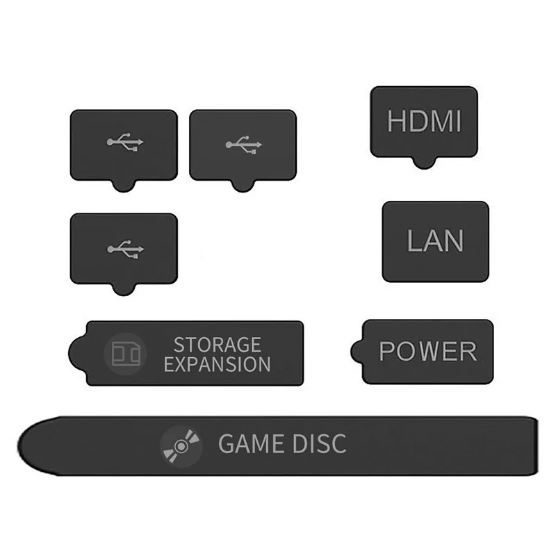 La Nuova Serie X-B-Ox S X Host Dust Cover Installato Hdmi 8 Pezzi Dust Plug Dust Screen Handle Host Vr