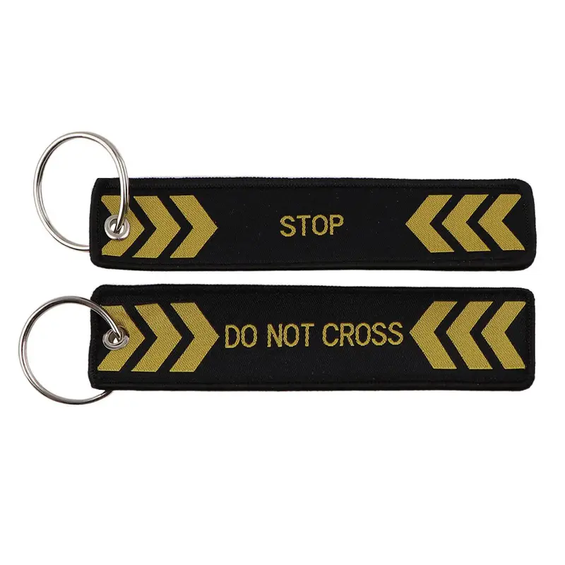 1pcs Computer Pop-up Window Quotes Embroidered Keys Tag Keychains For Motorcycles Backpack Fashion Key Ring Accessories Gifts - Image 32