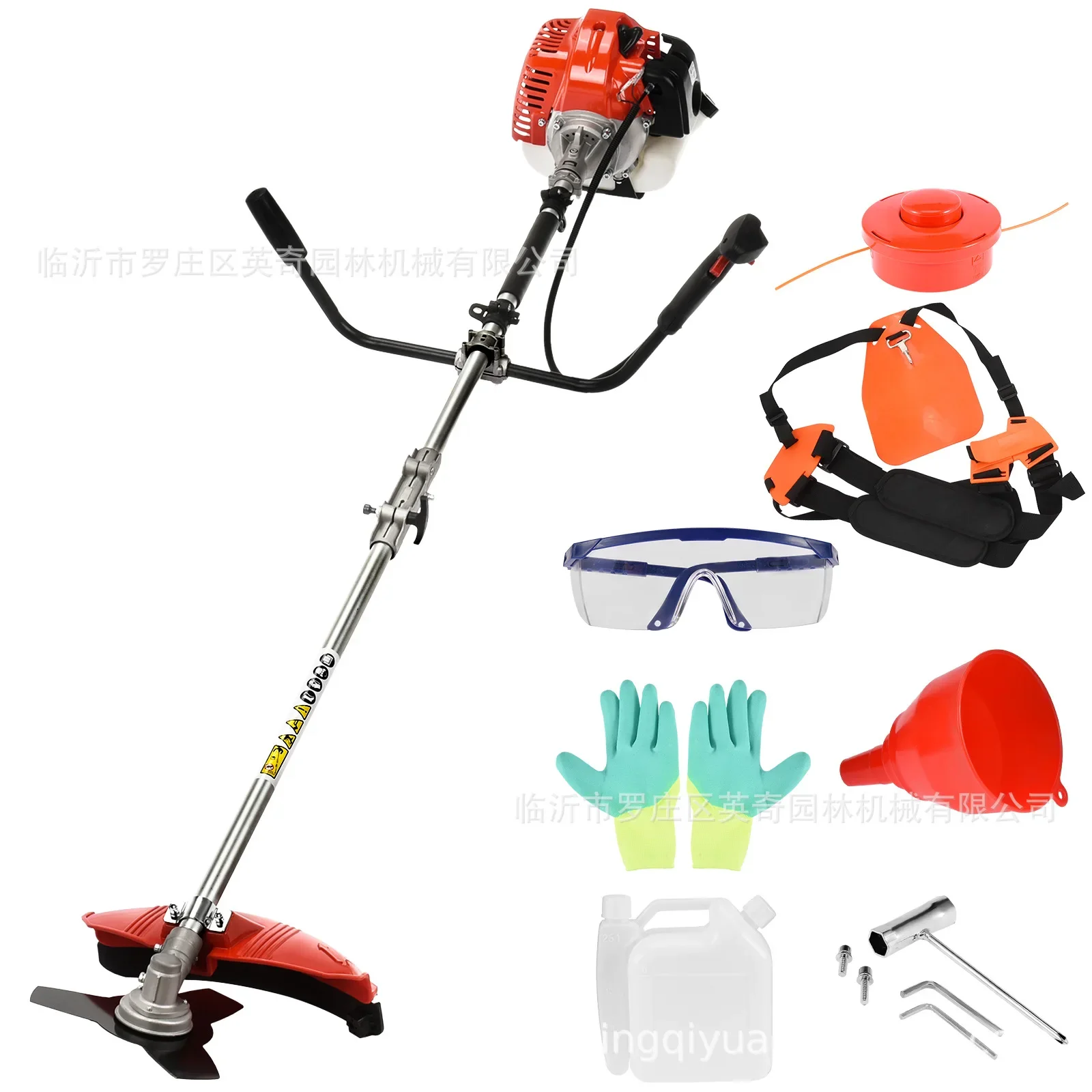 

Multi-Function Gasoline Lawn Mower Hits Grass High Branches Saw Hedge Shears Small Loose Soil Ditching Machine