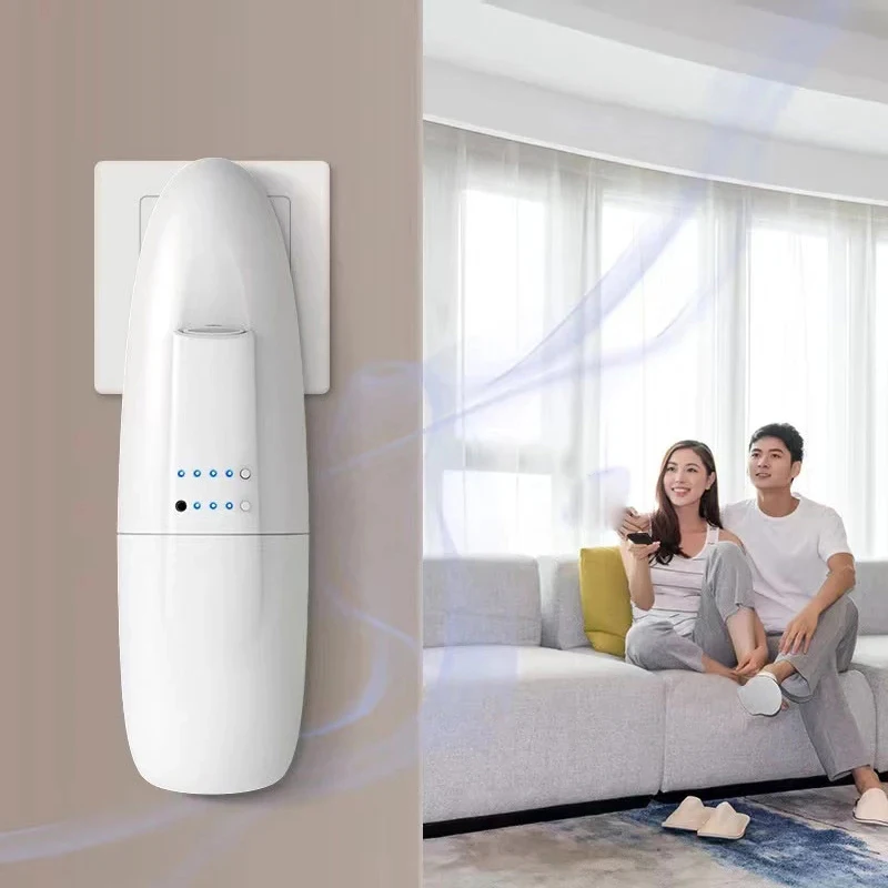 Smart Waterless Essential Oil Diffuser, Professional Scent Air Machine with Nebulizing Tech,Nanotechnology Plug in Oil Diffuser_voghion.com