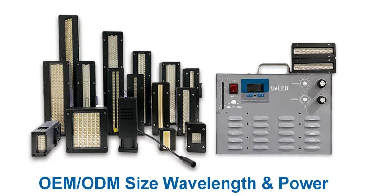 Description Picture 2 of itemFactory OEM 750-1125W 365nm 385nm 395nm LED UV SLA DLP UV Printer Resin Silkscreen Printing Curing Light Ultraviolet Lamp