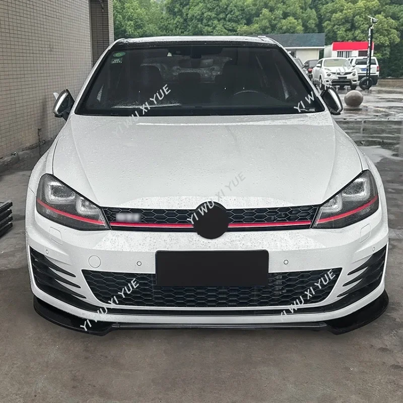 Per Vw Golf 7 Golf Mk7 Gti Gtd Gte R Rline 2012-2017 Auto Paraurti Anteriore Lip Splitter Spoiler Chin Body Kit Lip Protector Cover