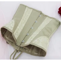 Corset court en forme de sablier pour femmes, Bustiers et Corsets gothiques Sexy, sous le buste, entraîneur de taille, amincissant, cintré à la taille 4