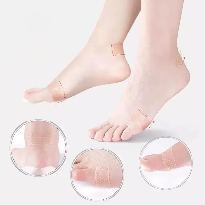 30개입 소프트 젤 힐 프로텍터 접착식 물집 방지 풋 패치 쿠션 힐 라이너 스티커 편안한 발 관리