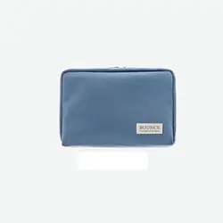 Cotton Multipurpose Pouch for School and Office Supplies (Blue)