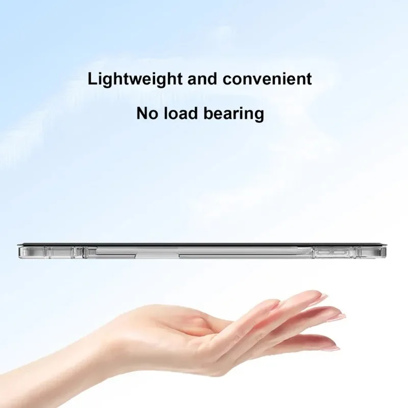 Premium Transparent TPU Case with Built-in Stand