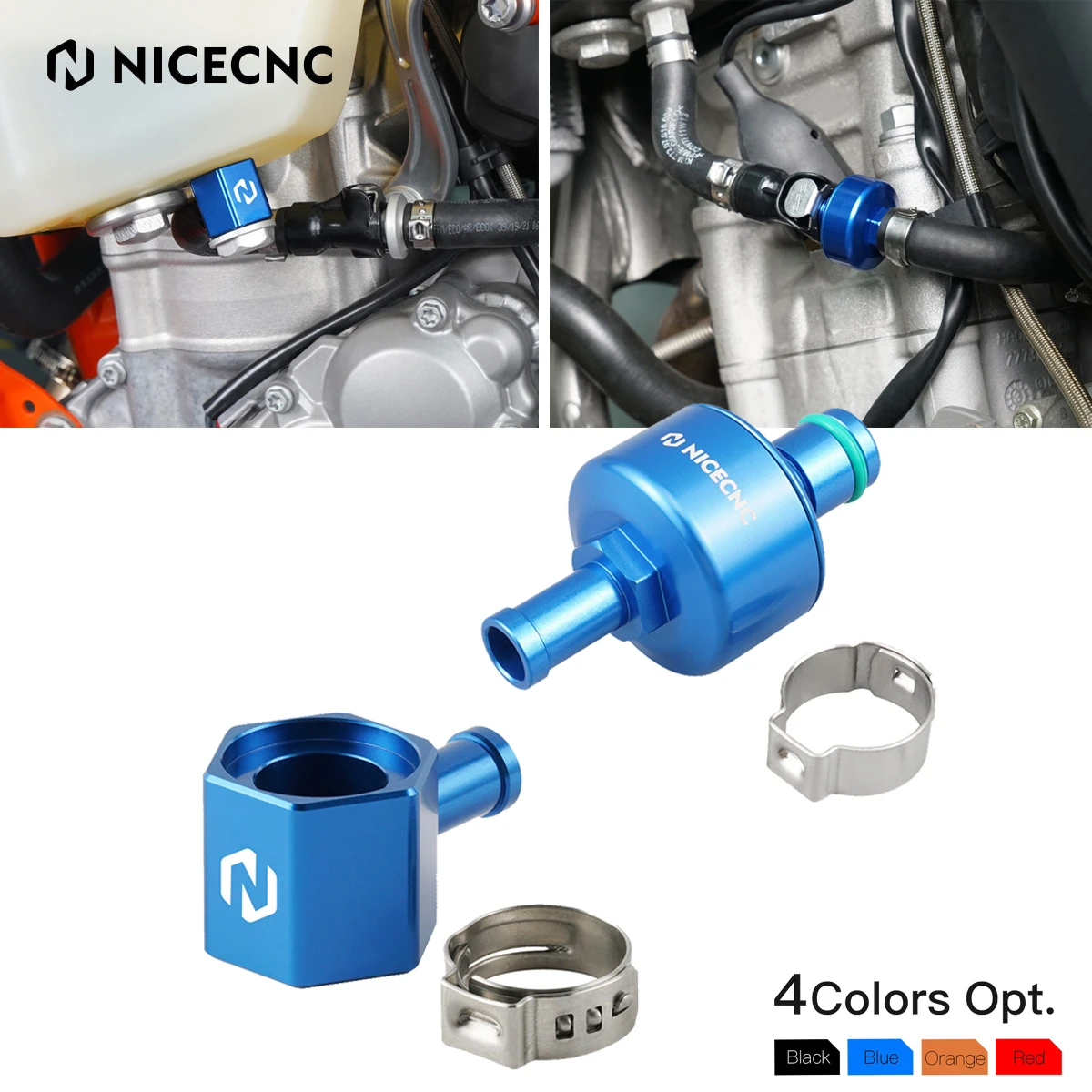 NiceCNC Fuel Line Oil Tank Filter Connector for Husqvarna TE 125i 150i