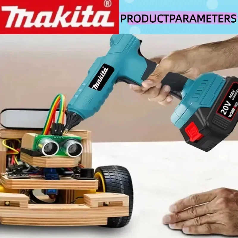마키타 무선 전기 핸드헬드 글루건 수리 DIY 핫멜트 용접 열풍기 화상방지 노즐툴