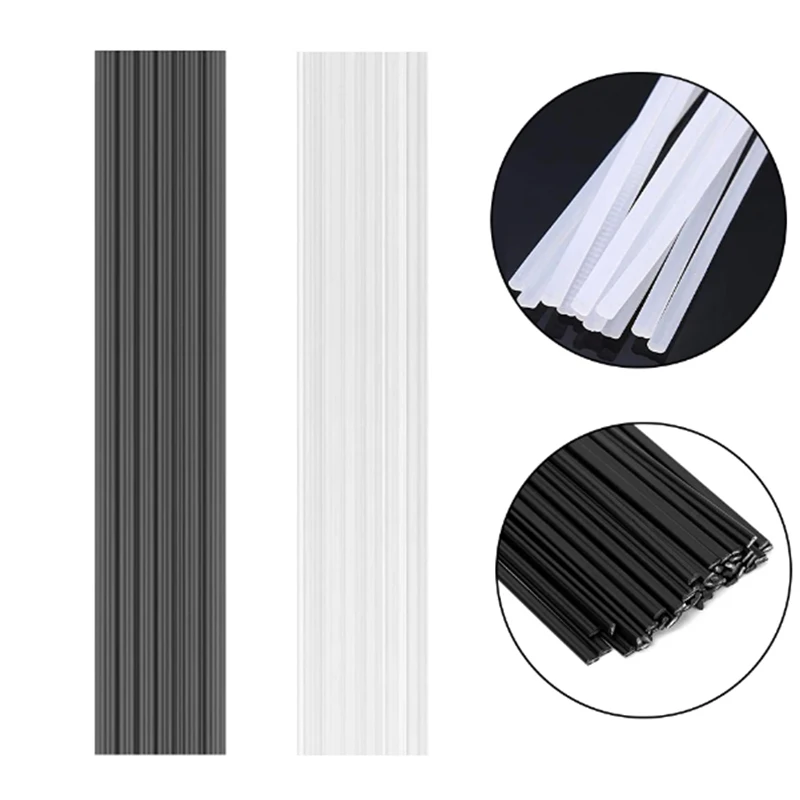1/3/5 Meters Plastic Welding Rods Black PP/ABS/PVC/PE Welding Sticks Plastic Welder Gun Car Bumper Repair Supplies
