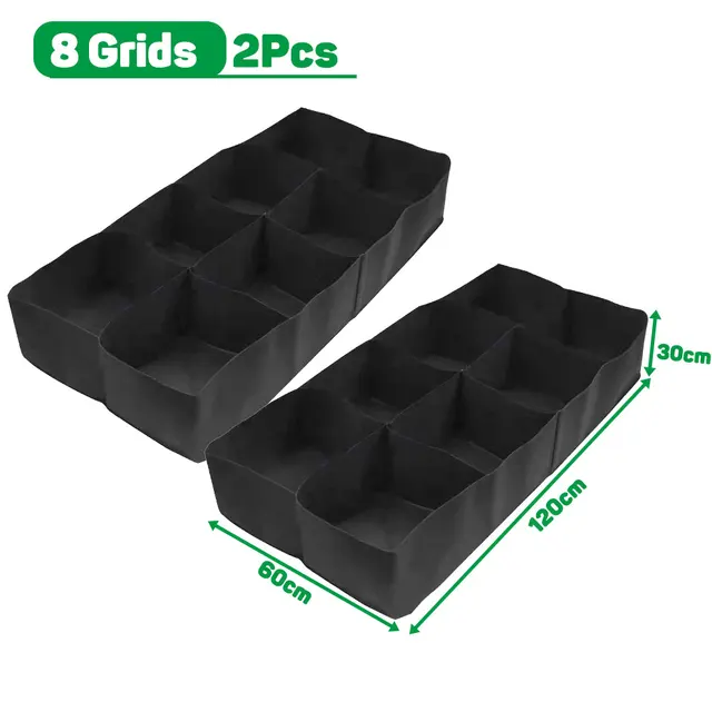 2pcs 8 Grid