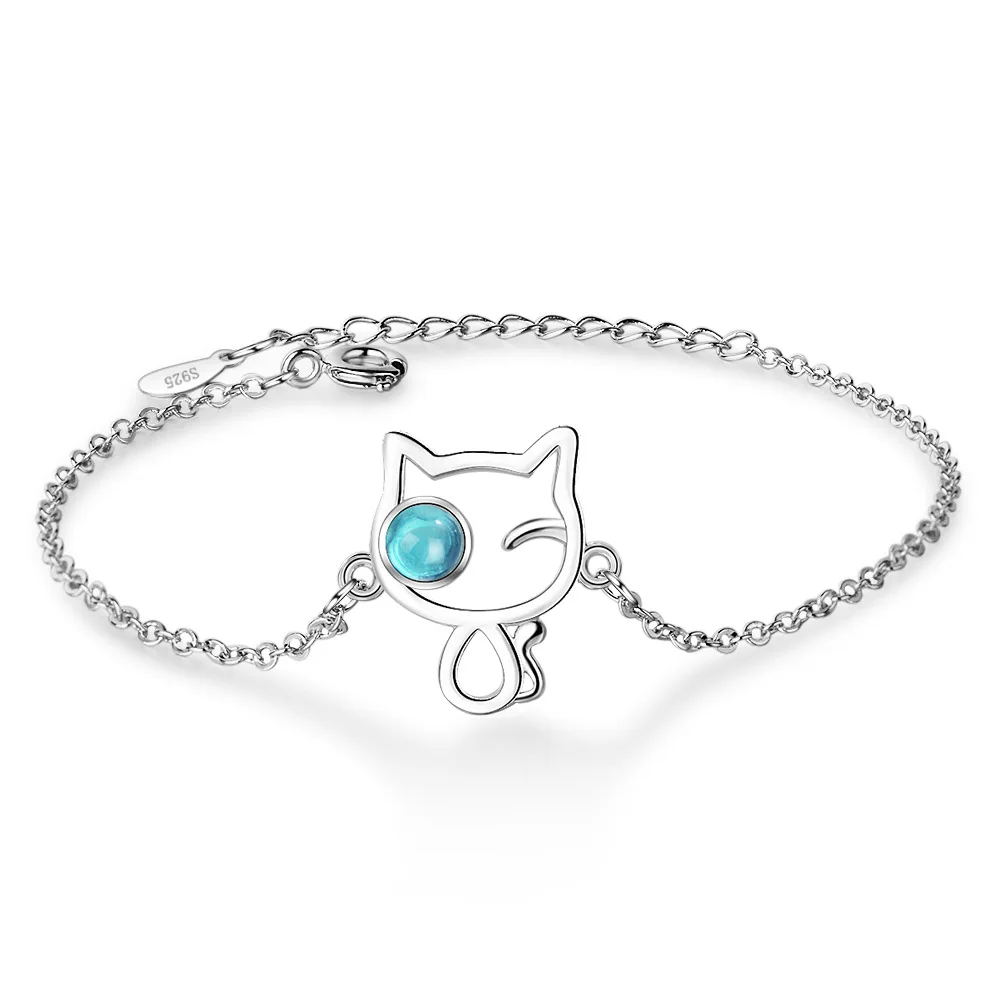 

SPC11 Silver Chain Bracelet For Women Man Wedding Engagement Party Fashion Jewelry