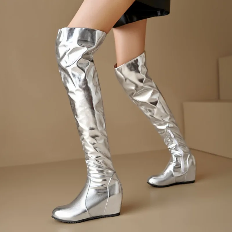 [Corkys] Show Stopper Boot-Gold/Silver Ombre