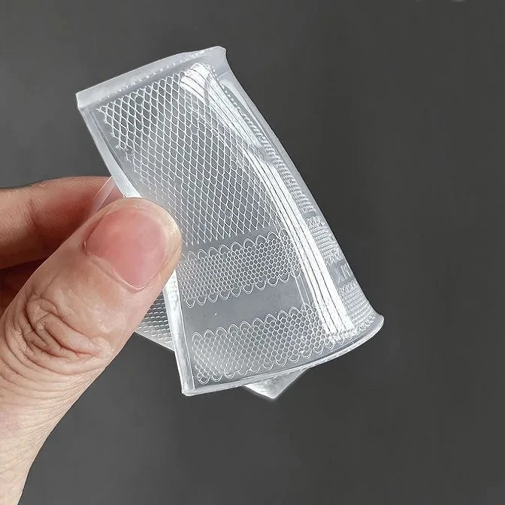 3D 실리콘 네일 몰드 DIY 릴리프 레이스 리본 템플릿 네일 쥬얼리 공예 투명 네일 몰드 네일 아트 액세서리