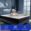 High-Quality 10 Inch Breathable Memory Foam Twin Mattress with Pocketed Springs - Fiberglass Free & Motion Isolating Design 6