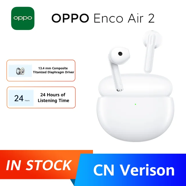 Oppo Enco Air2 Auriculares Bluetooth True Wireless Blancos