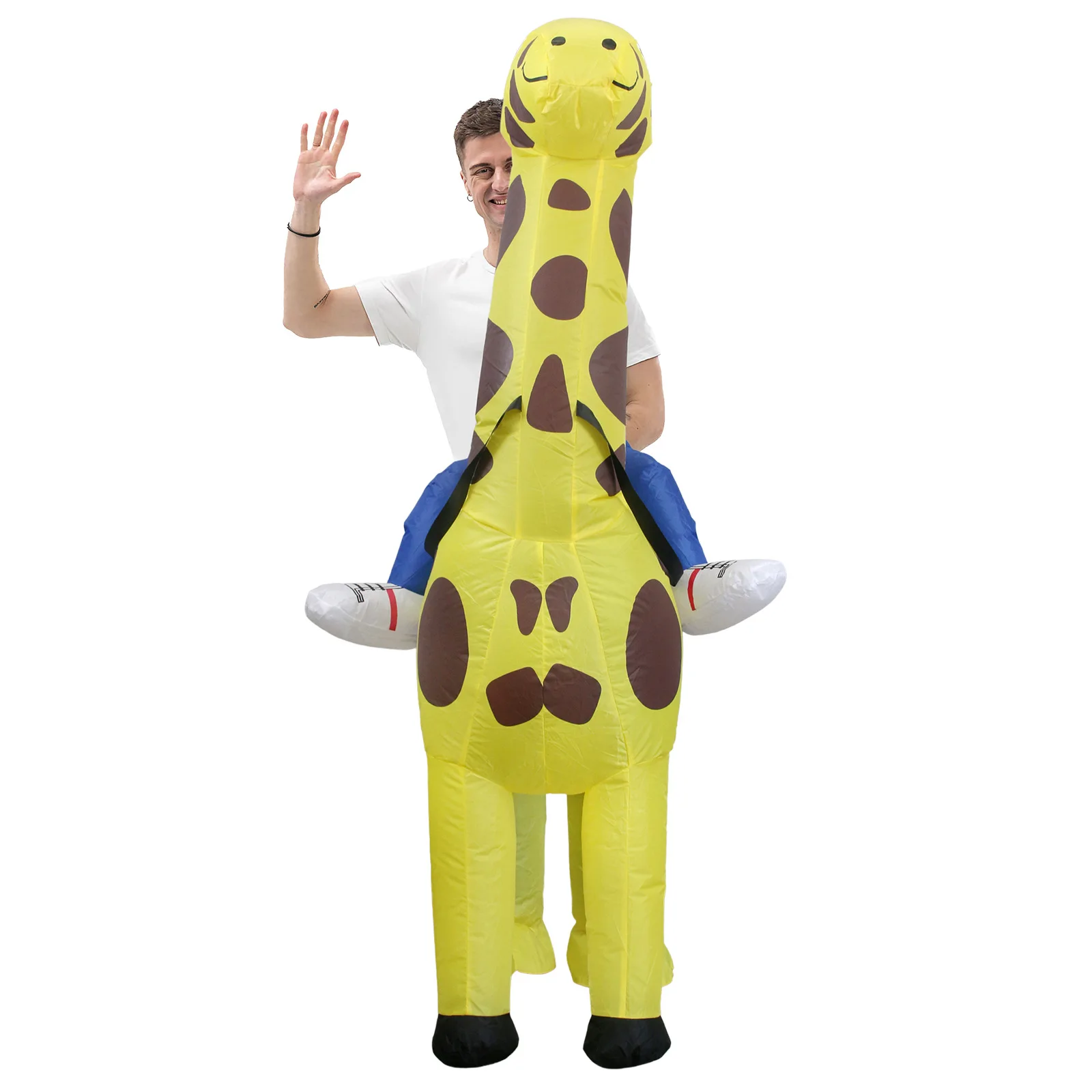 Funny Cartoon doll clothes giraffe inflatable costume party Halloween performance props