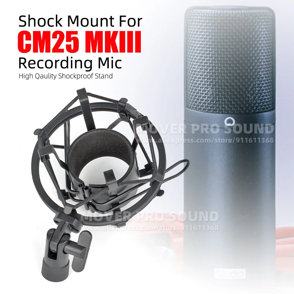 Spider Microphone Holder Per Focusrite Scarlett Studio Cm25 Cm 25 Mkiii 3Rd Gen Shock Mount Sospensione Mic Stand Antiurto