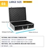 1pc Tool Storage Box, Metal Toolbox, Makeup Storage Organizer Box, Aluminium Tool Box For Tool Instrument Equipment Fishing 4