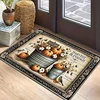 Thanksgiving Fall Pumpkin Theme Door Mat Kitchen Bathroom Laundry Non-slip Floor Mat Living Room Balcony Hallway Entrance Rugs 3