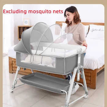 Foldable Baby Crib Rocking Bed 1