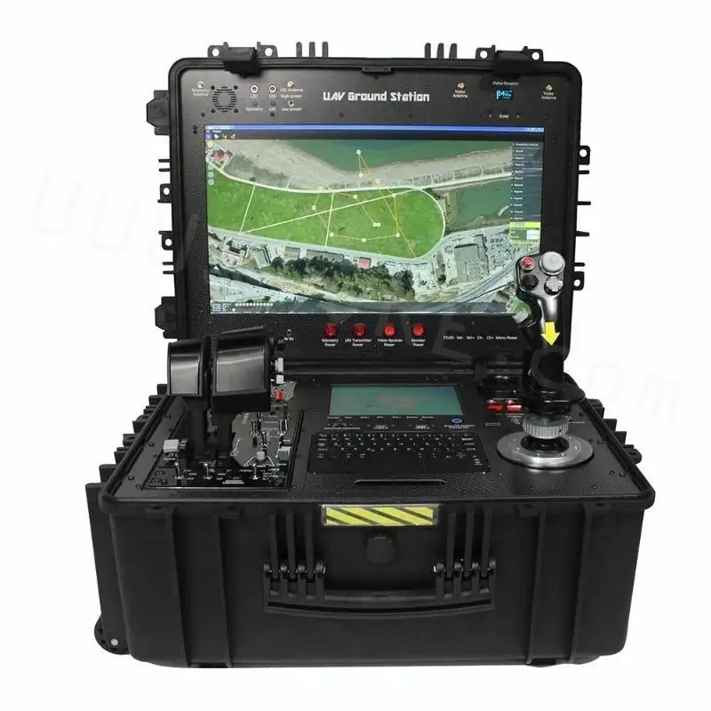 S2978e22809714180ae3bb2bce83eea8eu 20KM WINDBOX OPUAV GCS Mission Planner Ground Control Staton Dual Joysticks HD verion for RC airplanes drones helicopter