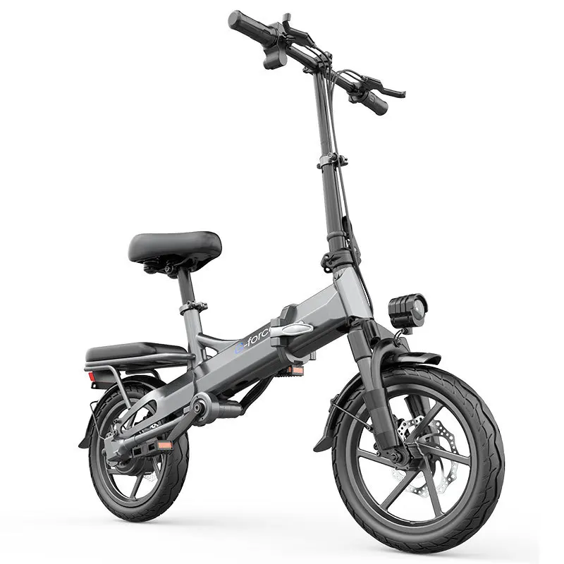 400W Electric folding bike 12inch Folding cheap Electric Bike pocket mini bike 48V electric foldable bicycle