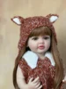 BZDOLL Lifelike Realistic Reborn Baby 55 CM 22 Inch Girl Doll Full Soft Silicone Body Princess Toddler Bebe Birthday Gift 5