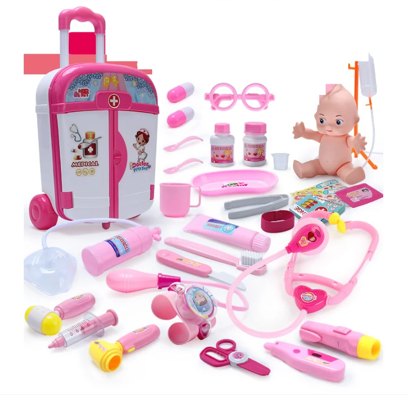 Mallette Docteur Enfant Jouet - 32 Pièces Kit du Docteur Médicale