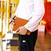 Moterm Genuine Pebbled Grain Leather B6 Zip Cover with Top Pocket Cowhide Planner Zipper Notebook Organizer Agenda Journal Diary 4