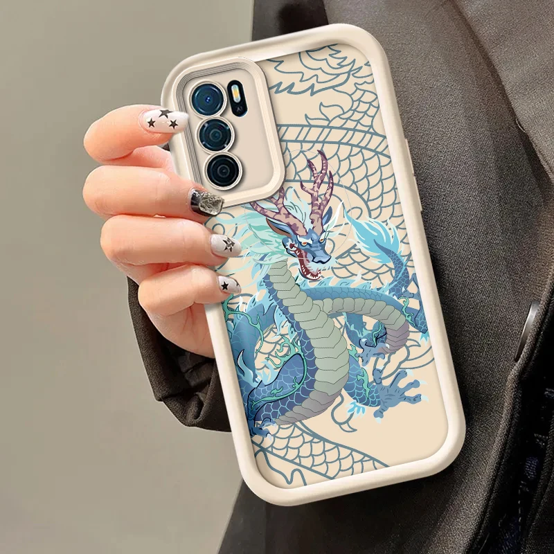 Dragon Design Silicone Anti-Drop Soft Phone Case - Premium Protective Back Cover
