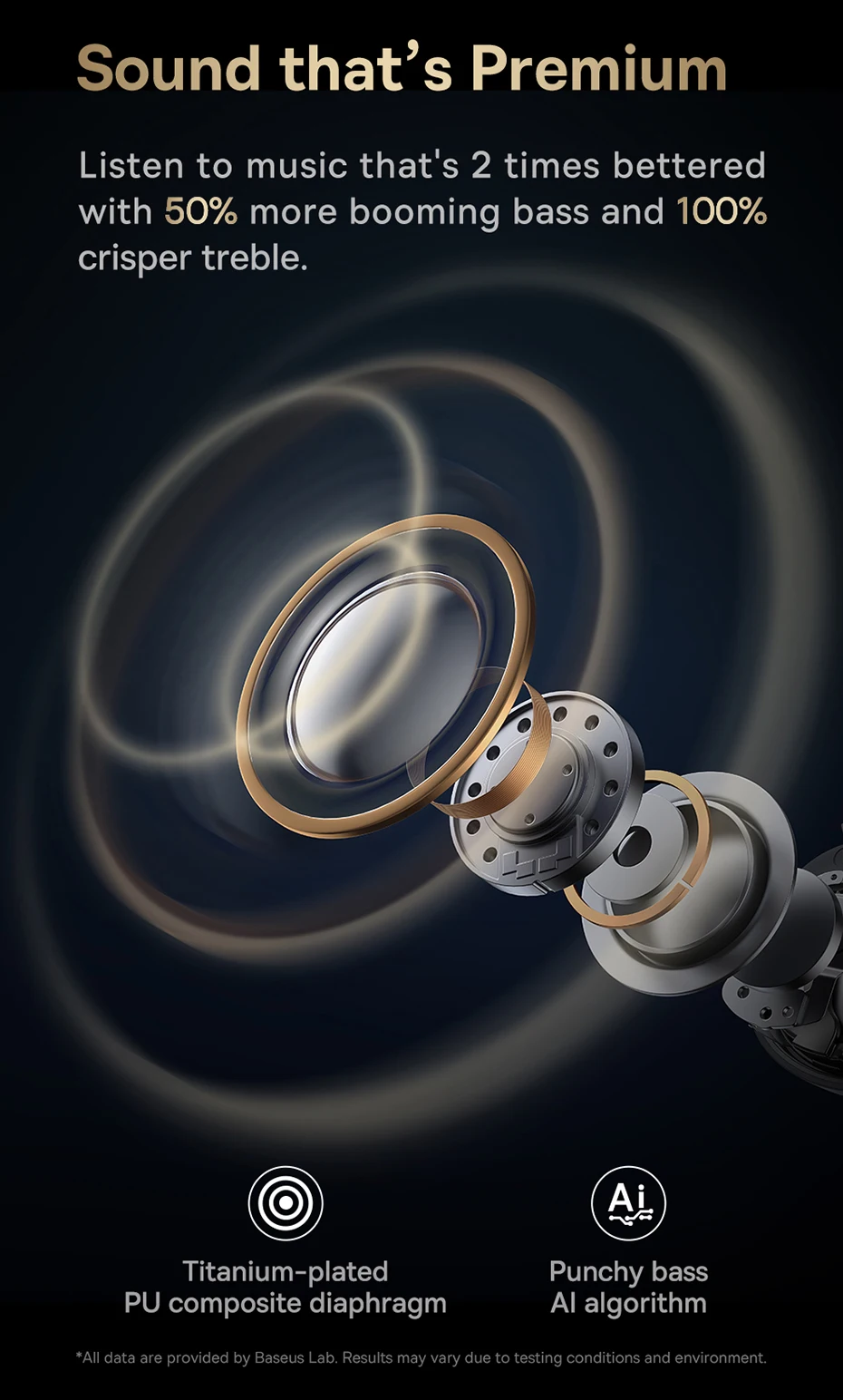 S29798bb08ba140f3ad5dd75b53550129L Baseus MA10S — Seu som imersivo com 48dB de cancelamento e até 38h de autonomia. Foque. Curta. Esqueça o mundo lá fora.”