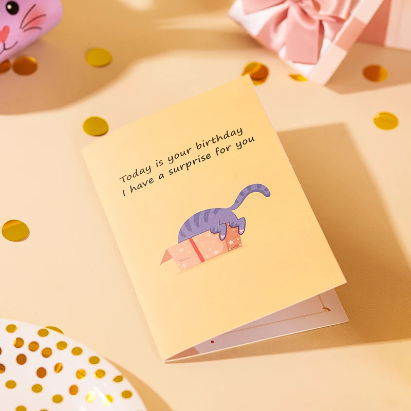 Cute Cat Pop up Birthday Cards 3 | Cute Cat Pop up Birthday Cards 3