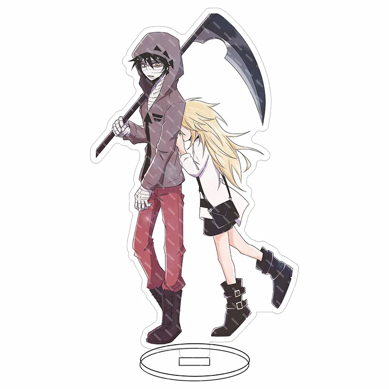 15CM Anime Angels of Death Figures Isaac·Foster Acrylic Stands  Rachel・Gardner Eddie Character Model Desktop Decoration Fans Toys